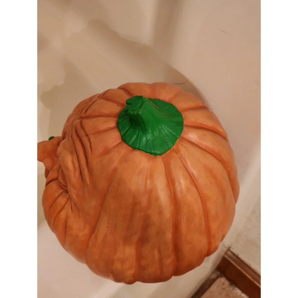 Vintage‎ Scioto Ceramics Mad Face Pumpkin Jack O-Lantern Witch Anthropomorphism